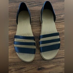 CROCS Tulum Open Flat Sandals NEW